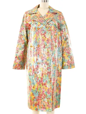 1960's Metallic Rainbow Raincoat