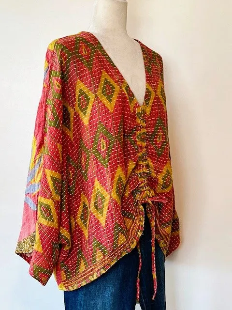 Kantha Bae Artisan Butterfly Top (Diamonds)