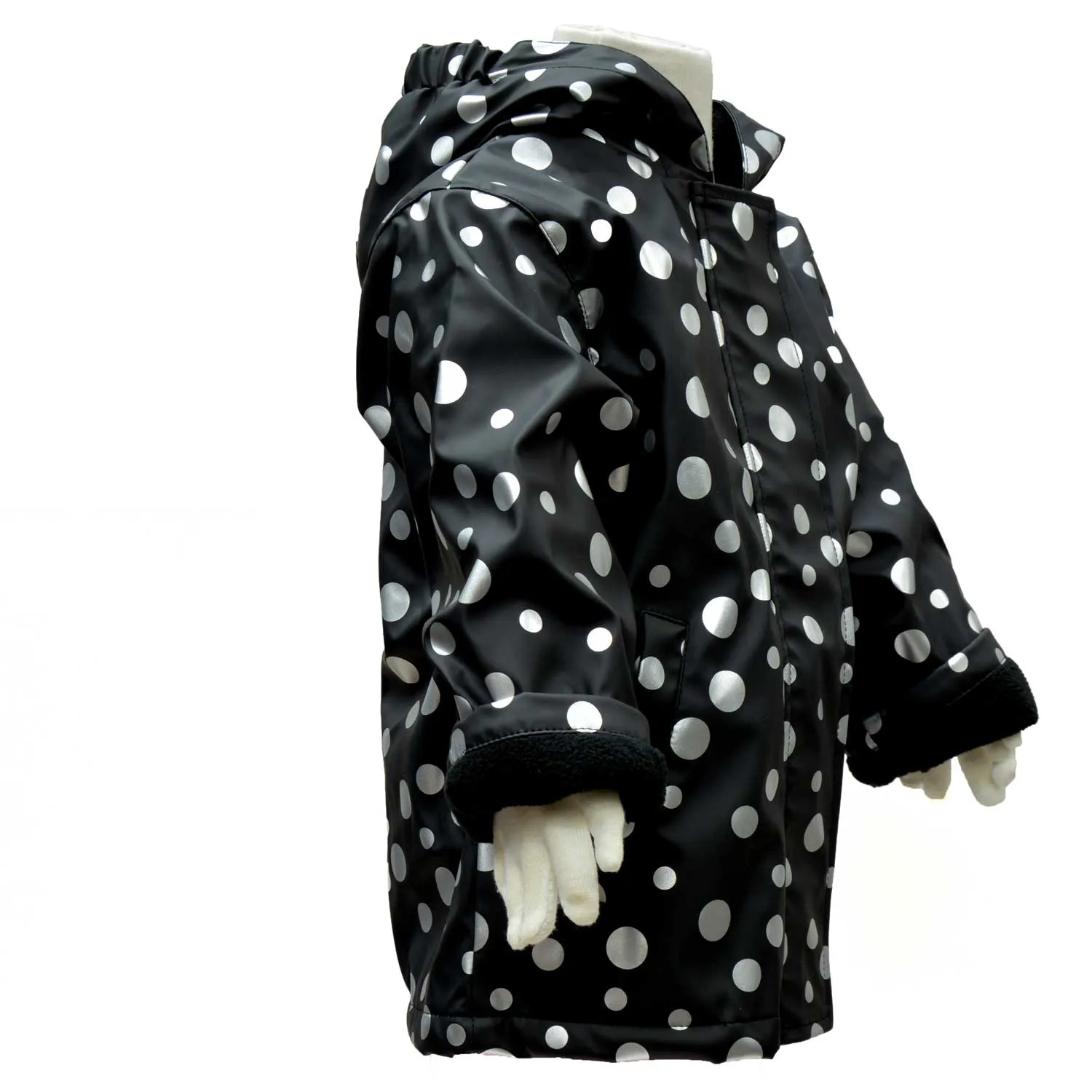 WelliesAU Metallic Spots Rainy Days Raincoat
