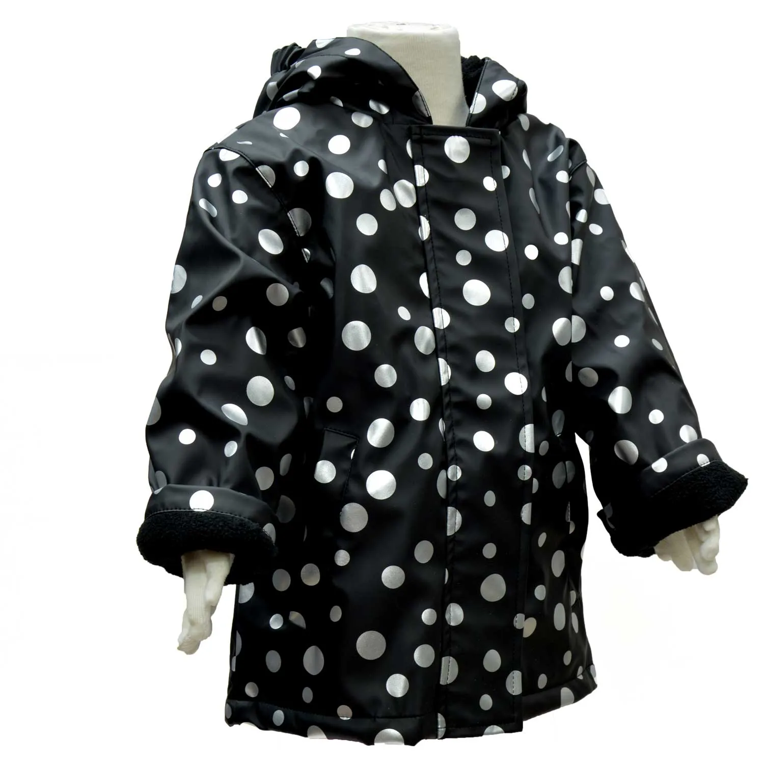 WelliesAU Metallic Spots Rainy Days Raincoat