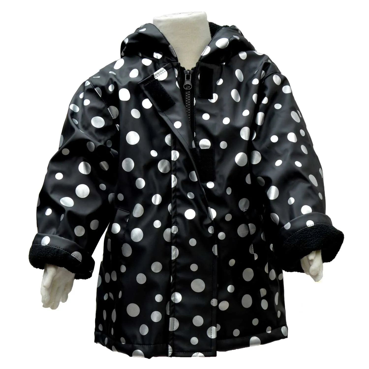 WelliesAU Metallic Spots Rainy Days Raincoat