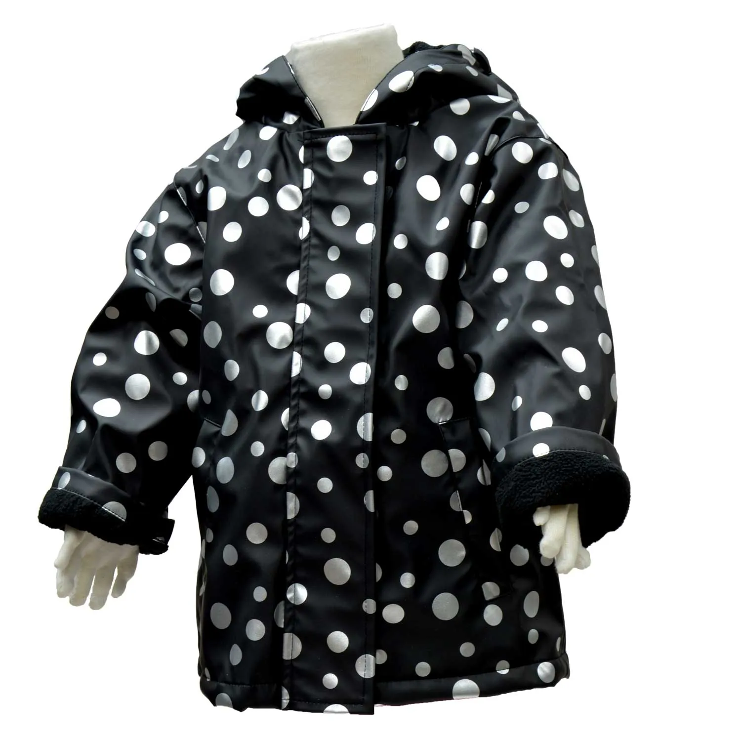 WelliesAU Metallic Spots Rainy Days Raincoat