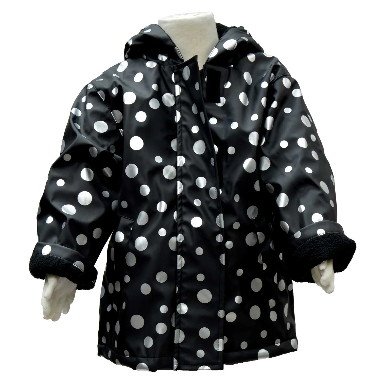 WelliesAU Metallic Spots Rainy Days Raincoat
