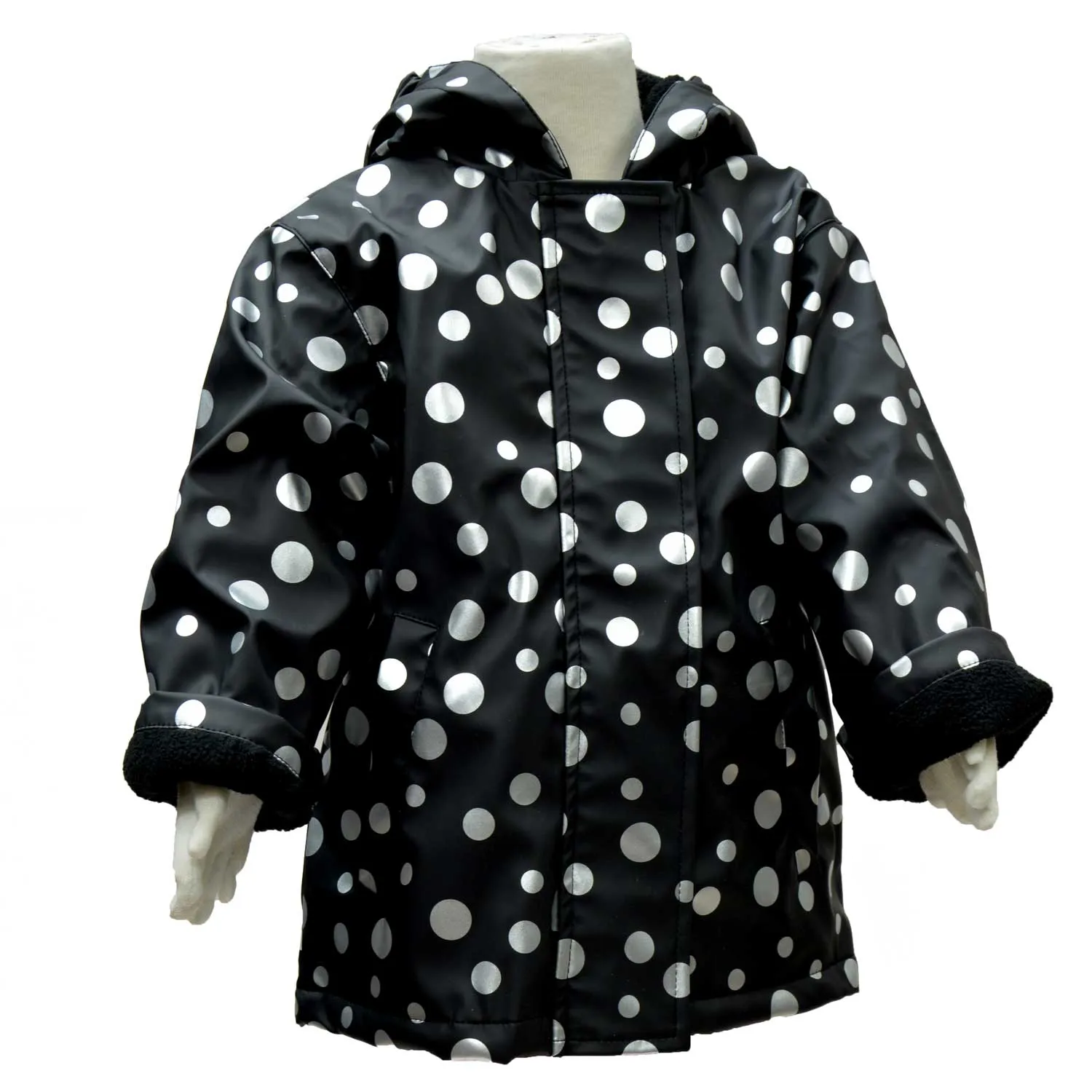WelliesAU Metallic Spots Rainy Days Raincoat