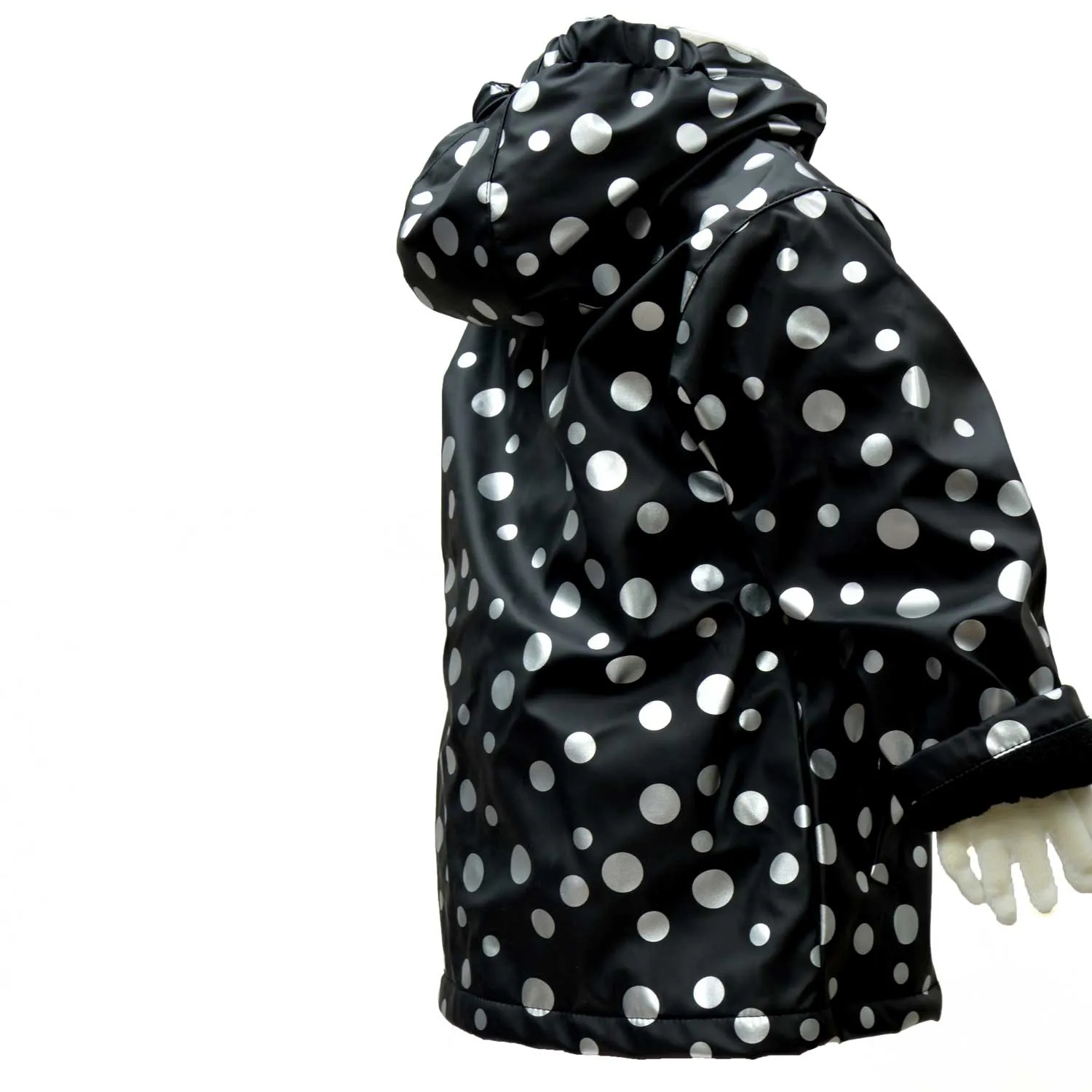 WelliesAU Metallic Spots Rainy Days Raincoat