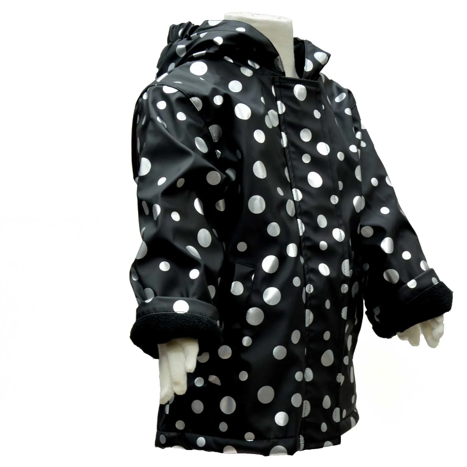 WelliesAU Metallic Spots Rainy Days Raincoat