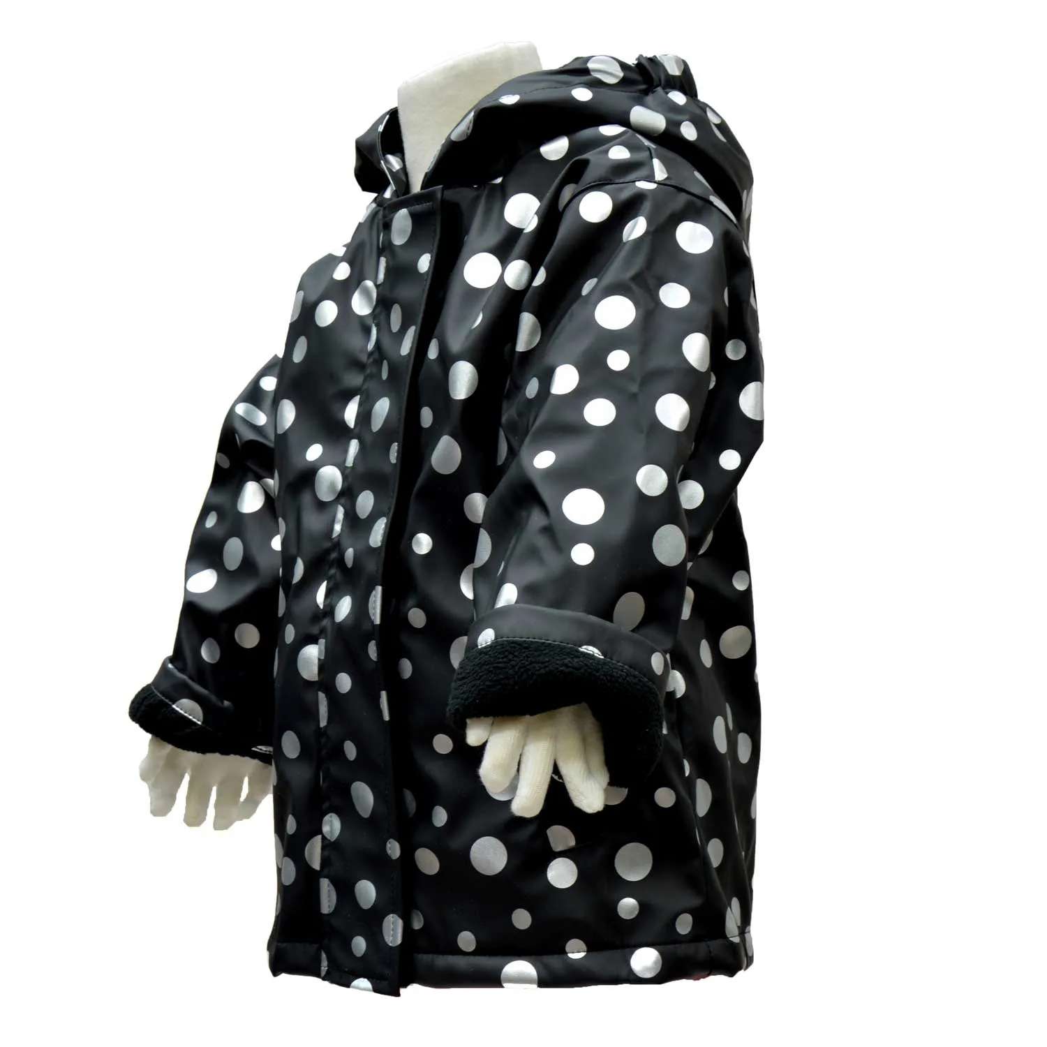 WelliesAU Metallic Spots Rainy Days Raincoat