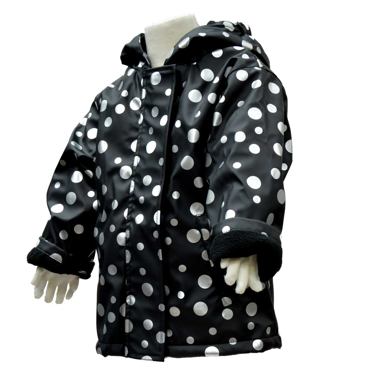 WelliesAU Metallic Spots Rainy Days Raincoat