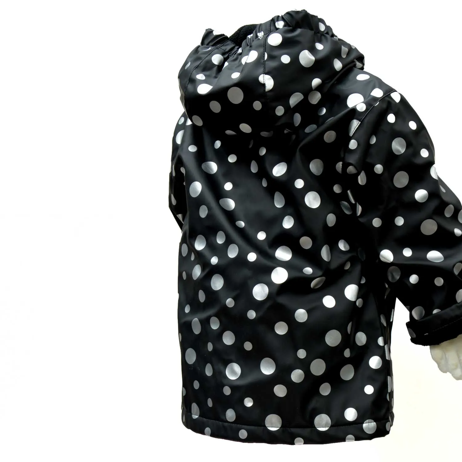 WelliesAU Metallic Spots Rainy Days Raincoat