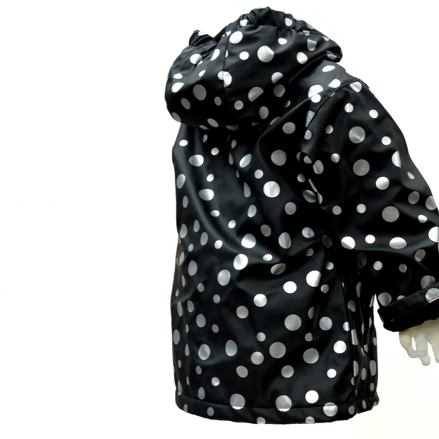 WelliesAU Metallic Spots Rainy Days Raincoat