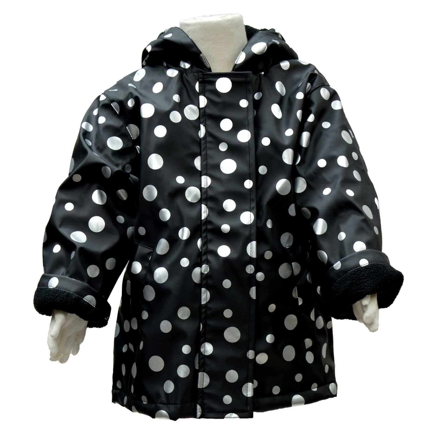 WelliesAU Metallic Spots Rainy Days Raincoat